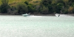 Water skiing in Akaroa Harbour