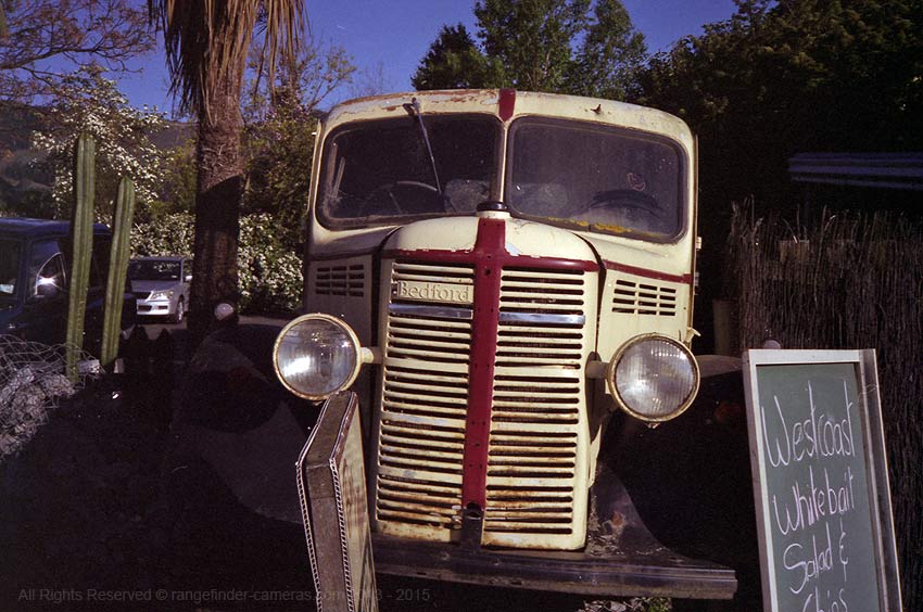 Canon A35 Datelux Bedford Truck, Nelson.