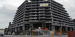 The Crowne Plaza Hotel seriously damaged in the earthquakes was later demolished.