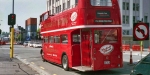 Red Double-Decker Bus, Christchurch. May 2014