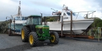 Grayfish boats are launched from South Bay by tractor. There are no wharves other than a small break-water enclosed area used by the Whale Watch vessels.