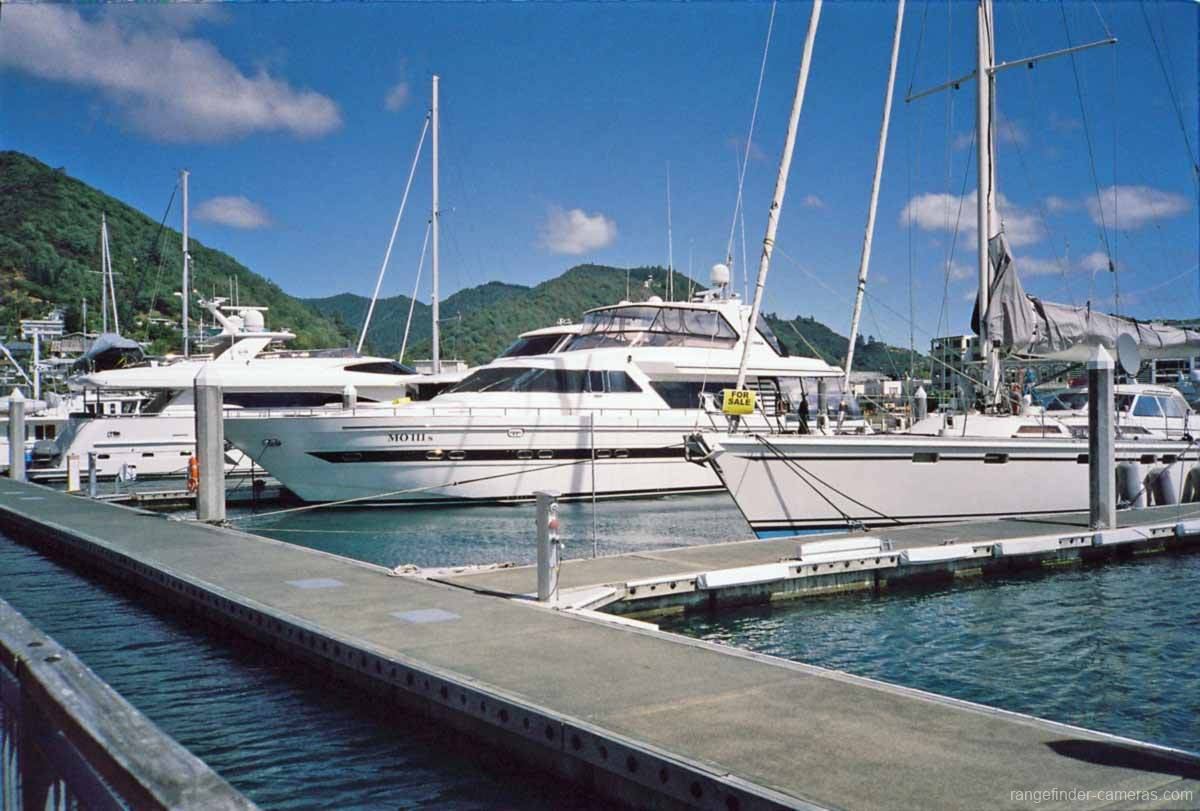 Olympus XA marina at Picton.