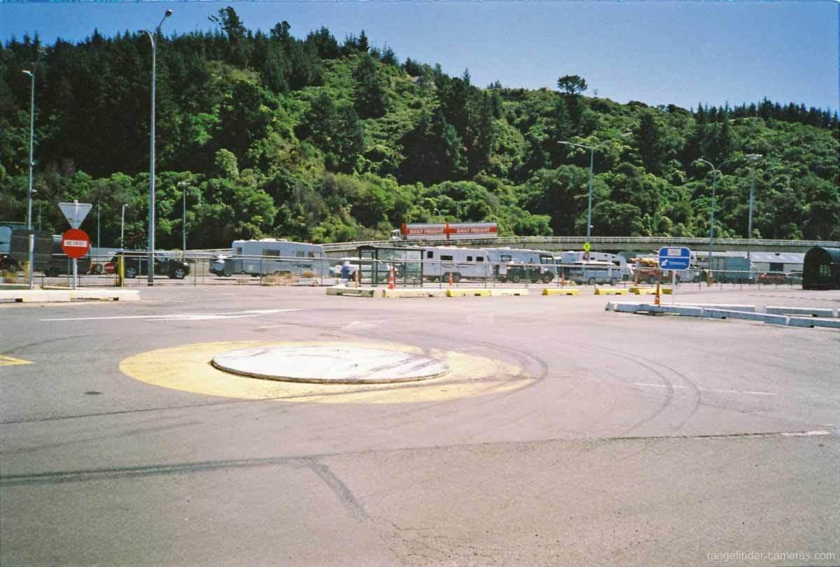 Olympus XA. Que for the ferry.