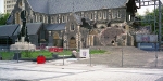 The remains of Christchurch Anglican Cathedral. Photograph taken November 2012. Yashica Electro 35