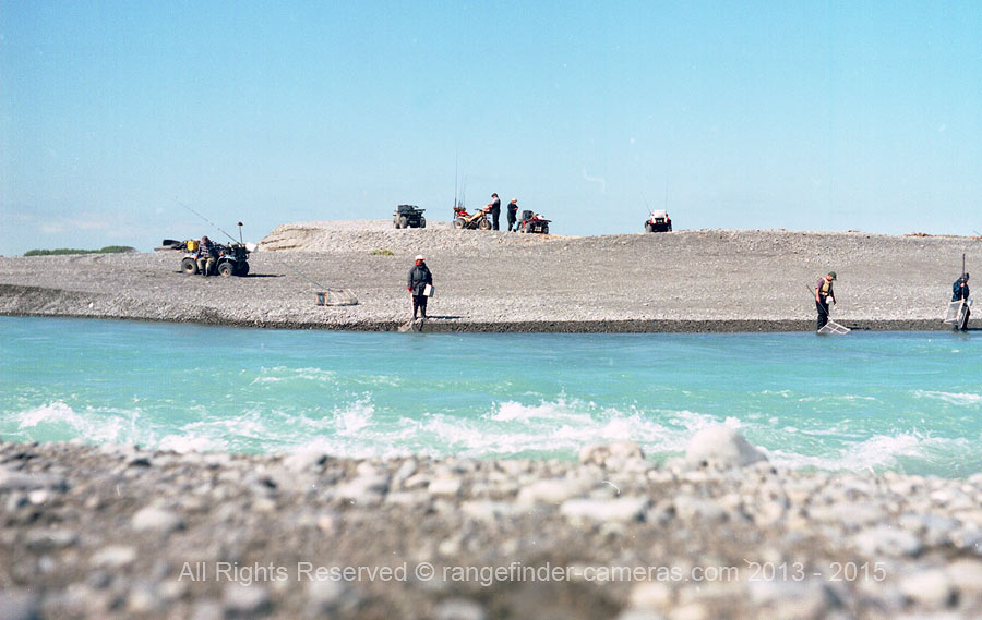 Rakaia River mouth Nov 2010 Yashica Mat