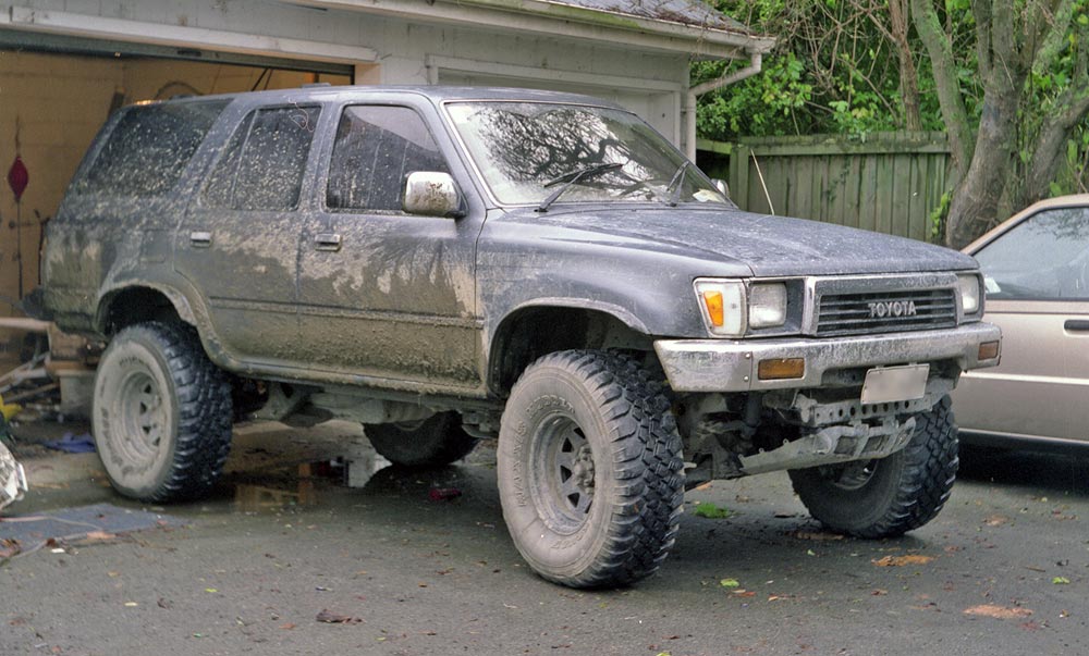 Toyota truck Yashica Mat scanned with Epson 2480