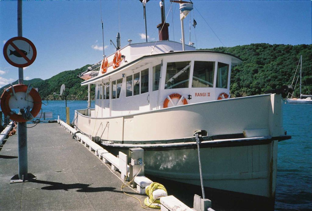 Rangi II at Picton. Olympus XA. Shot on 400 ASA Fujicolour Super HGV print film.